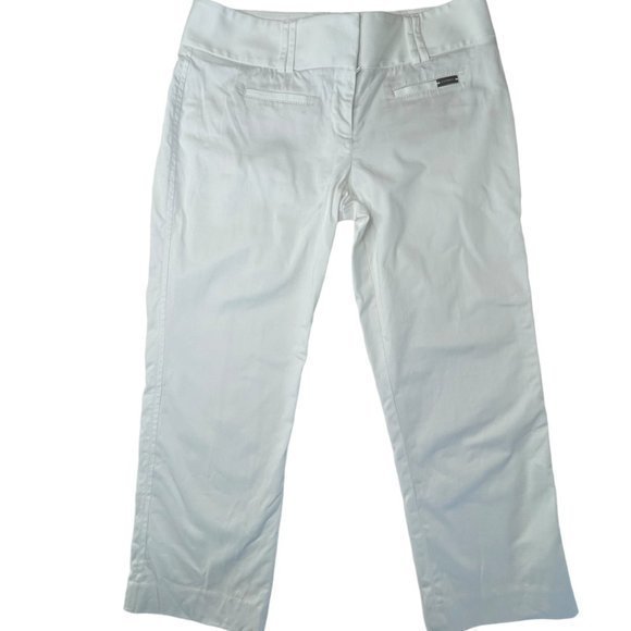 Express Women's‎ White Cropped 4 - Picture 6 of 9